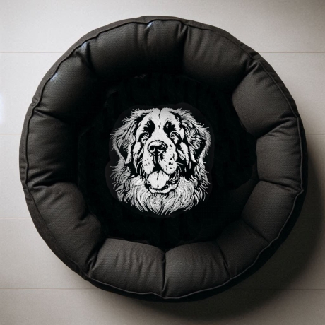 NEU Stickdatei Bernhardiner Silvester Hund 