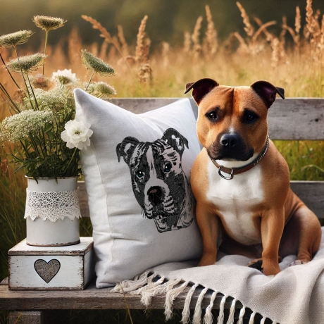 NEU Stickdatei Staffordshire Bull Terrier Rachel 
