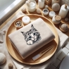 NEU Stickdatei Applikation Katze Kitten Tabby Lunachild
