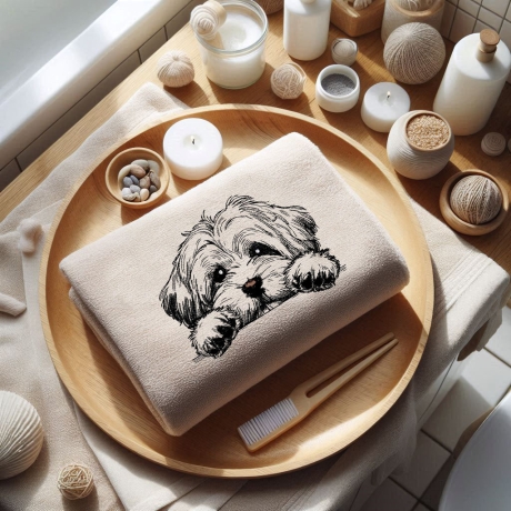 NEU Stickdatei Havaneser Summer Hund