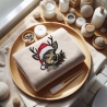 NEU Stickdatei Hirsch mit Weihnachtsmütze Blade
