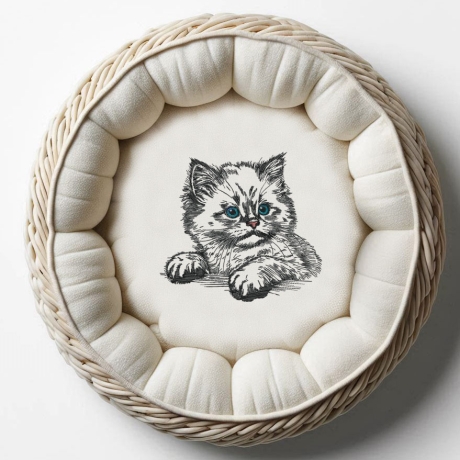 NEU Stickdatei Katze Cilly Lunachild