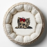 NEU Stickdatei Applikation Yorkshire Terrier Elas