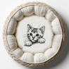 NEU Stickdatei Katze Kitten getigert Zora realistisch