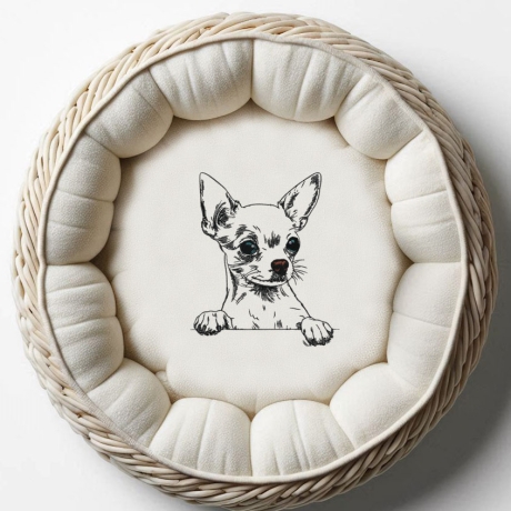 NEU Stickdatei Chihuahua kurzhaar Aage Hund