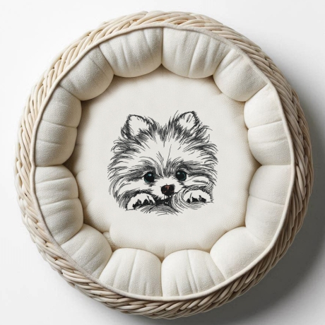 NEU Stickdatei Pomeranian Lou Welpe Zwergspitz Hund