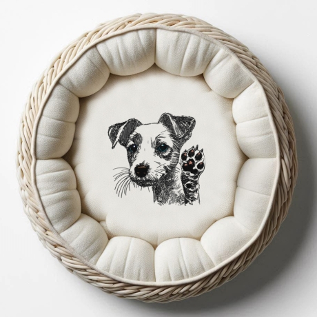 Neu Stickdatei Jack Russel Stella Hund LunaChild