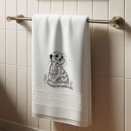 NEU Stickdatei Erdmännchen  Lorenz LIGHT realistisch