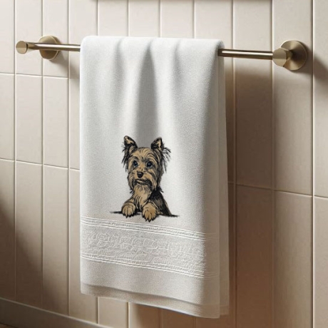 NEU Stickdatei Applikation Yorkshire Terrier Charly