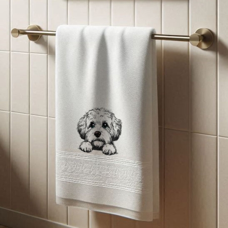 NEU Stickdatei Bichpoo Annika Hund LunaChild
