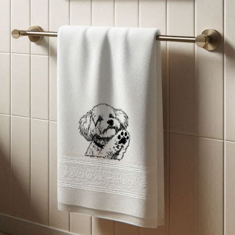 NEU Stickdatei Pudel Farly Hund realistisch