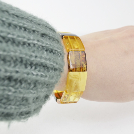 Baltischer Bernstein Armband – Damen Schmuck mit Naturstein
