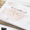 Postkarten mit Kirschblütenherz Design