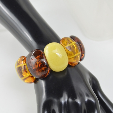 Baltischer Bernstein Armband – Elegantes Bernstein Highlight
