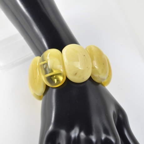 Baltischer Bernstein Armband – Moderner Natur Schmuck