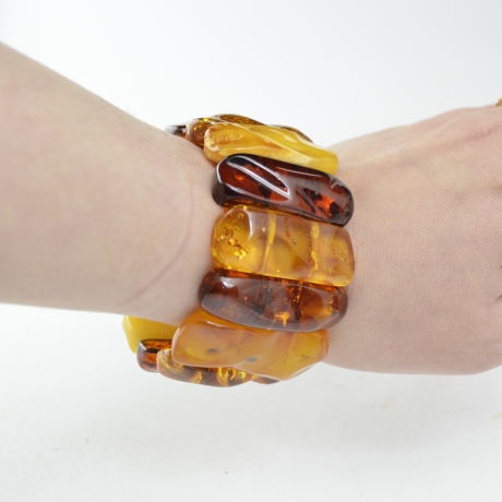 Baltischer Bernstein Armband – Geschenk mit Naturstein