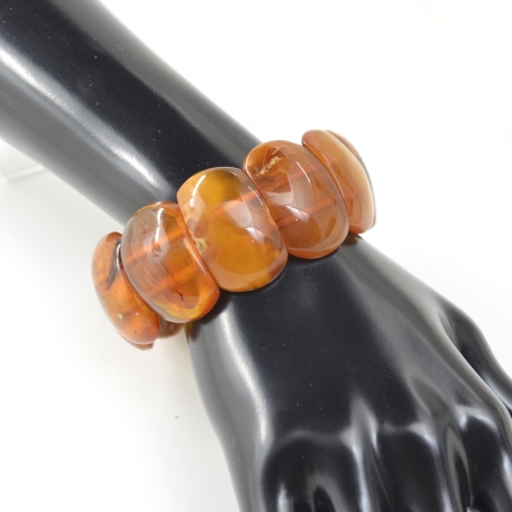 Baltischer Bernstein Armband – Echtes Naturstein Geschenk