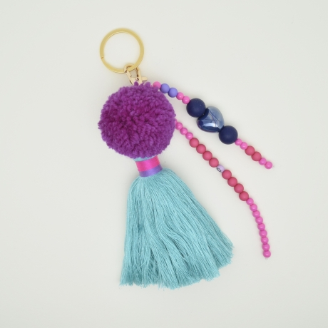 Taschenanhänger mit Schlüsselring