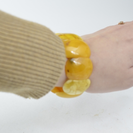 Baltischer Bernstein Armband – Handgemachter Schmuck Klassiker