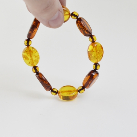 Baltischer Bernstein Armband – Minimalistischer Naturschmuck