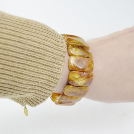 Baltischer Bernstein Armband – Bernstein Naturstein Schmuck
