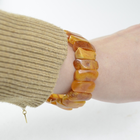 Baltischer Bernstein Armband – Natürliches Designer Armband