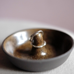 Ringschälchen Braun