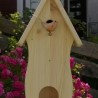 Vogelhaus mit Nistkasten und Futterplatz selbst bemalen #V1
