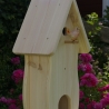 Vogelhaus mit Nistkasten und Futterplatz selbst bemalen #V1