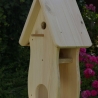 Vogelhaus mit Nistkasten und Futterplatz selbst bemalen #V1