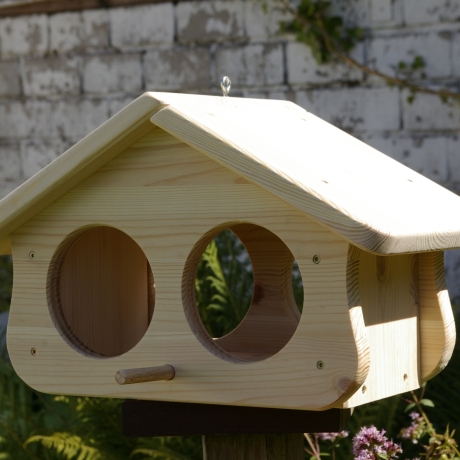 Vogelhaus - Futterhaus unbemalt, zum Selbstbemalen #FH7