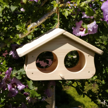 Vogelhaus - Futterhaus unbemalt, zum Selbstbemalen #FH7