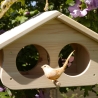 Vogelhaus - Futterhaus unbemalt, zum Selbstbemalen #FH7