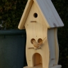 Vogelhaus mit Nistkasten und Futterplatz selbst bemalen #V1.1