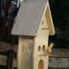 Vogelhaus mit Nistkasten und Futterplatz selbst bemalen #V1.1