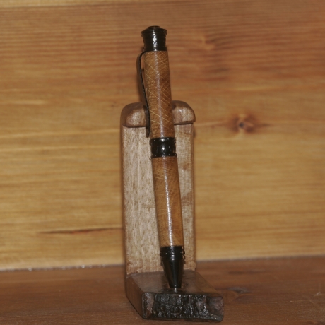 Kugelschreiber aus Eiche (Mienenfarbe Personalisierbar)