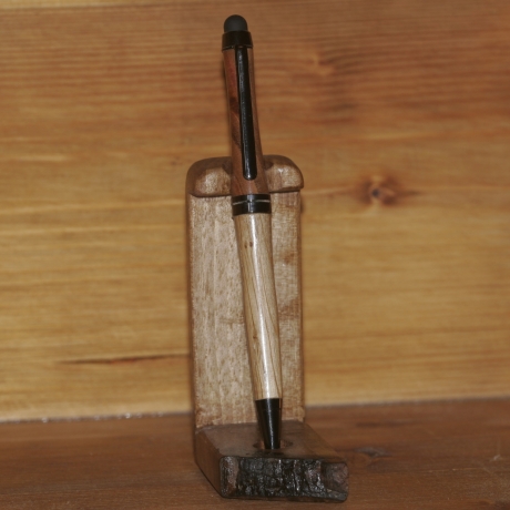 Kugelschreiber aus Zwetschge/Eiche(Miene/Kappe Personalisierbar)