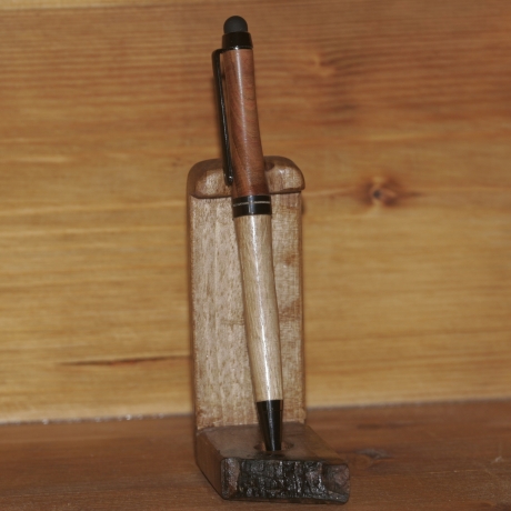 Kugelschreiber aus Zwetschge/Eiche(Miene/Kappe Personalisierbar)