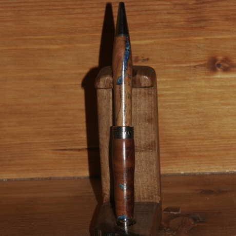 Kugelschreiber aus Zwetschge (Minenfarbe wählbar)