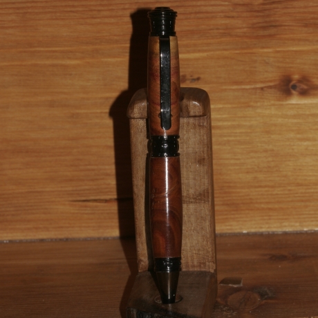 Kugelschreiber aus Zwetschge (Minenfarbe wählbar)