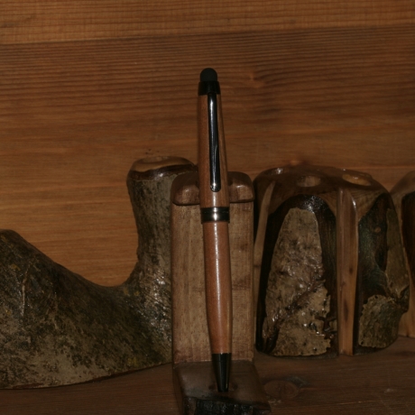 Kugelschreiber aus Eiche (Minenfarbe/Kappe wählbar)