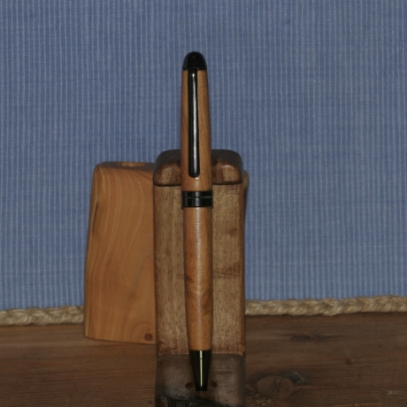 Kugelschreiber aus Zwetschge (Minenfarbe wählbar/Enkappe)