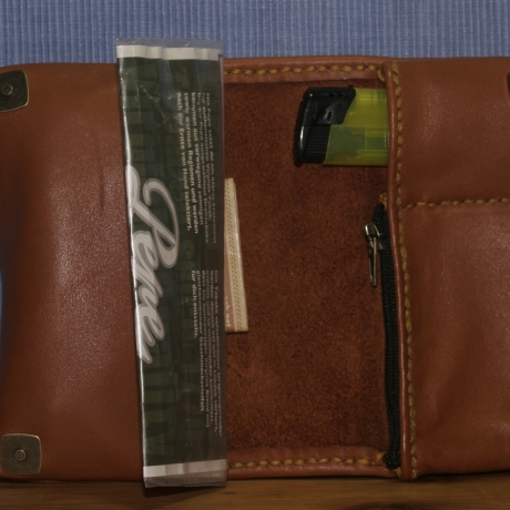 Tabak-Etui aus Leder