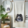 NEU Stickdatei Applikation Collie Ian LunaChild