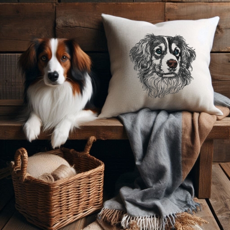 Stickdatei  Kooiker Cash Hund realistisch LunaChild