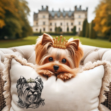 NEU Stickdatei Yorkshire Terrier Valeria Hund