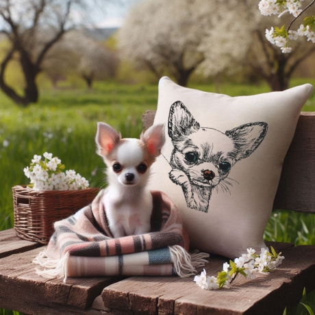 Neu Stickdatei Chihuahua kurzhaar Bella Hund
