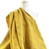 Musselin Loch Stickerei Stoff | Meterware | Öko Tex 100 | 