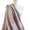 Musselin Loch Stickerei Stoff | Meterware | Öko Tex 100 | 