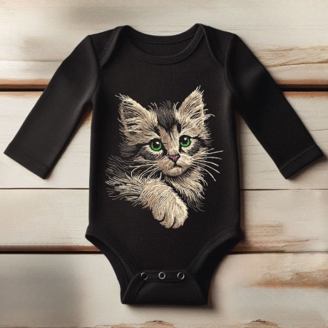 NEU Stickdatei Katze Kätzchen Kitten Meggan